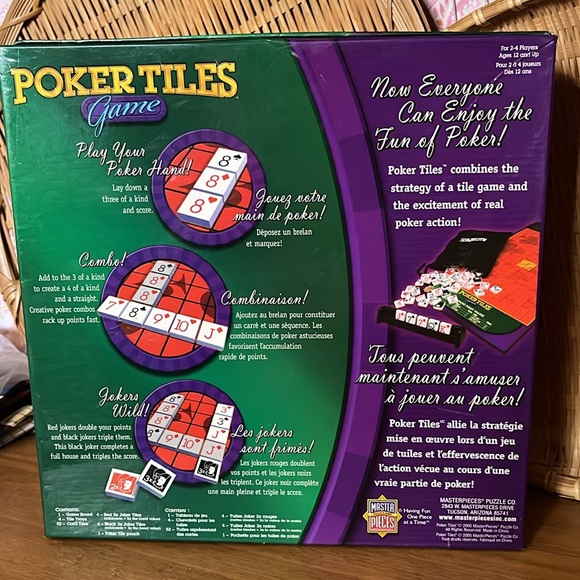 Poker Tiles board game 2005 - Picture 2 of 3